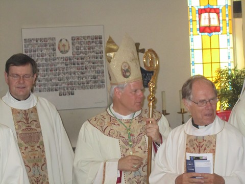 Monsignor Kirkpatrick, Bishop Bergie, Father Buis